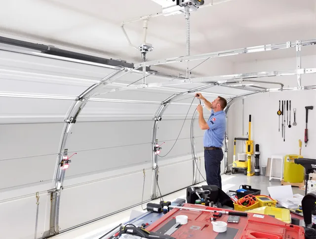 Garage door cable repair service by Melbourne Garage Door Repair in Melbourne