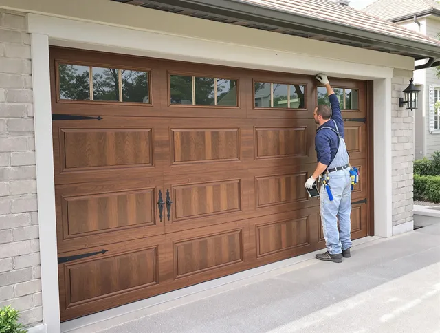 Custom garage door showcase by Melbourne Garage Door Repair in Melbourne