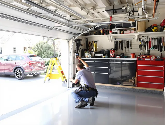 Local garage door repair service by Melbourne Garage Door Repair in Melbourne