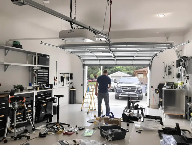 Garage door opener installation by Melbourne Garage Door Repair in Melbourne