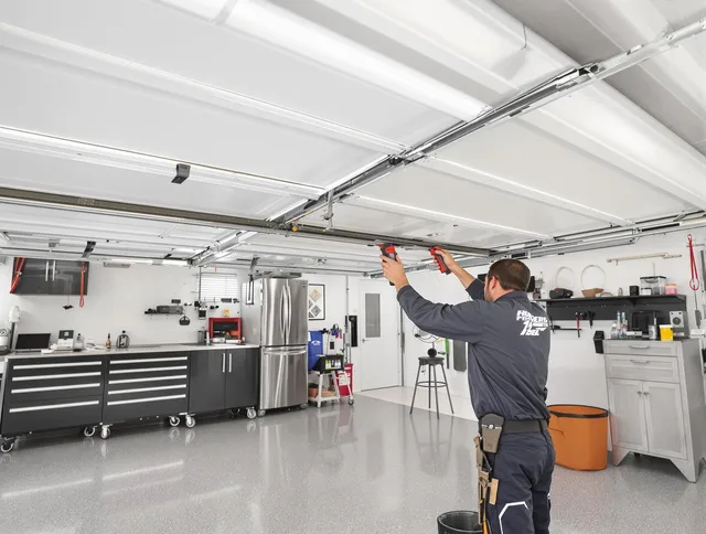 Overhead garage door repair service by Melbourne Garage Door Repair in Melbourne