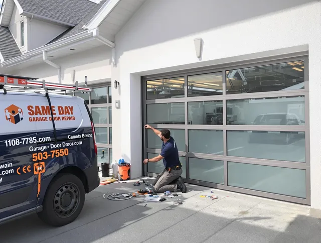 Same-day garage door repair service by Melbourne Garage Door Repair in Melbourne